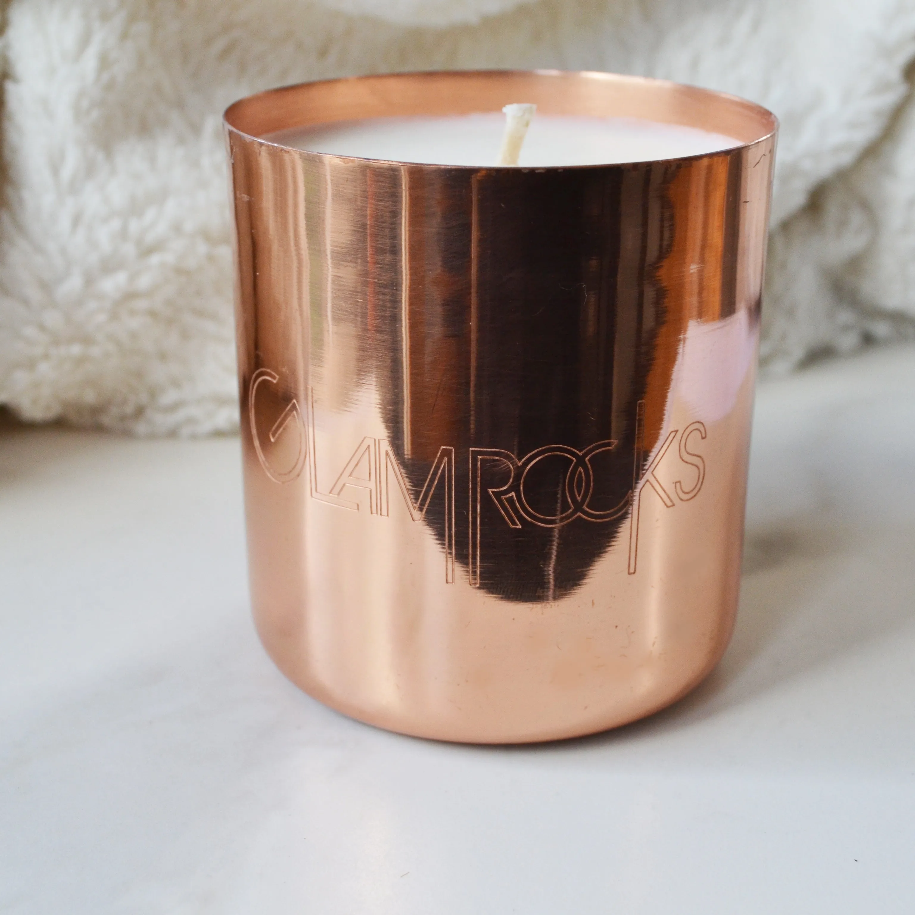 Glamrocks Copper Candle