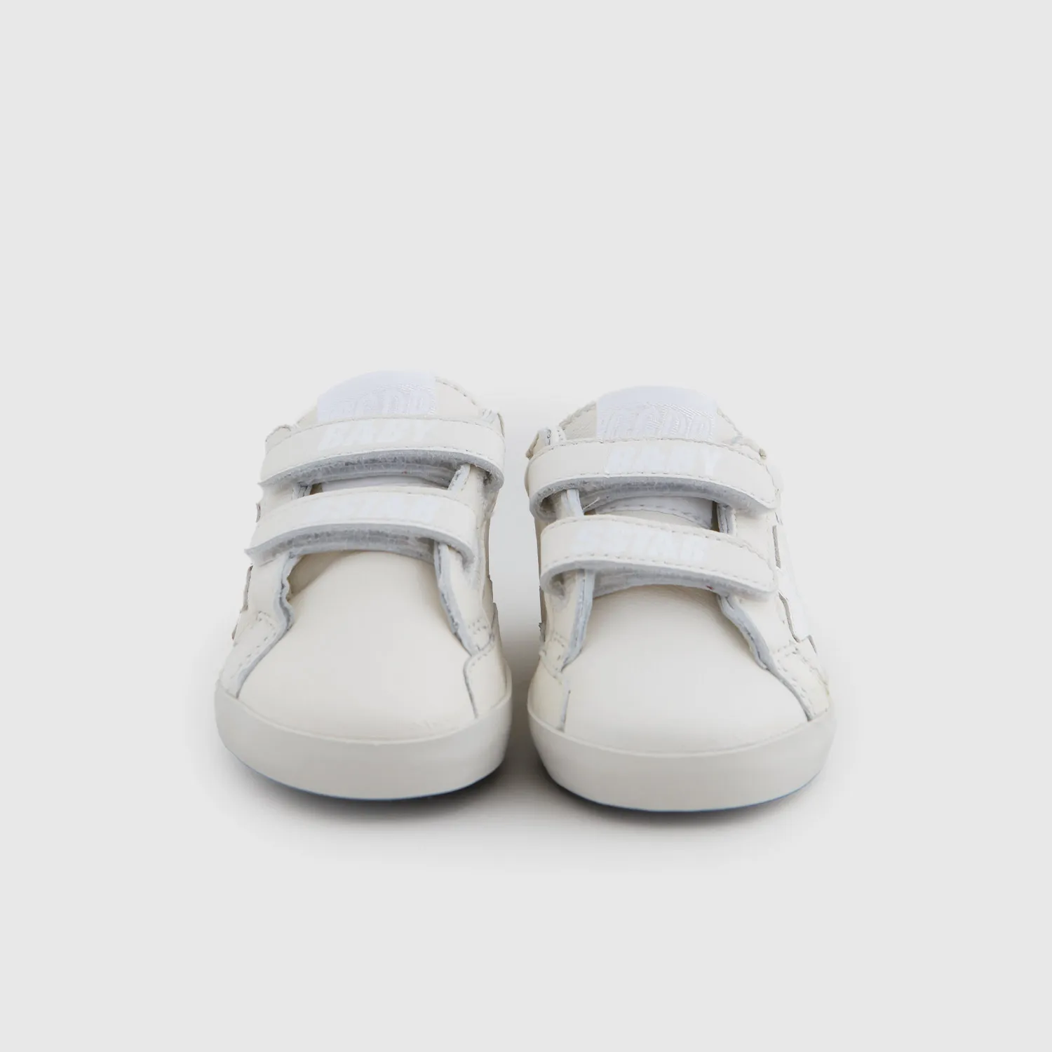 Golden Goose Sstar White Sneaker For Newborns