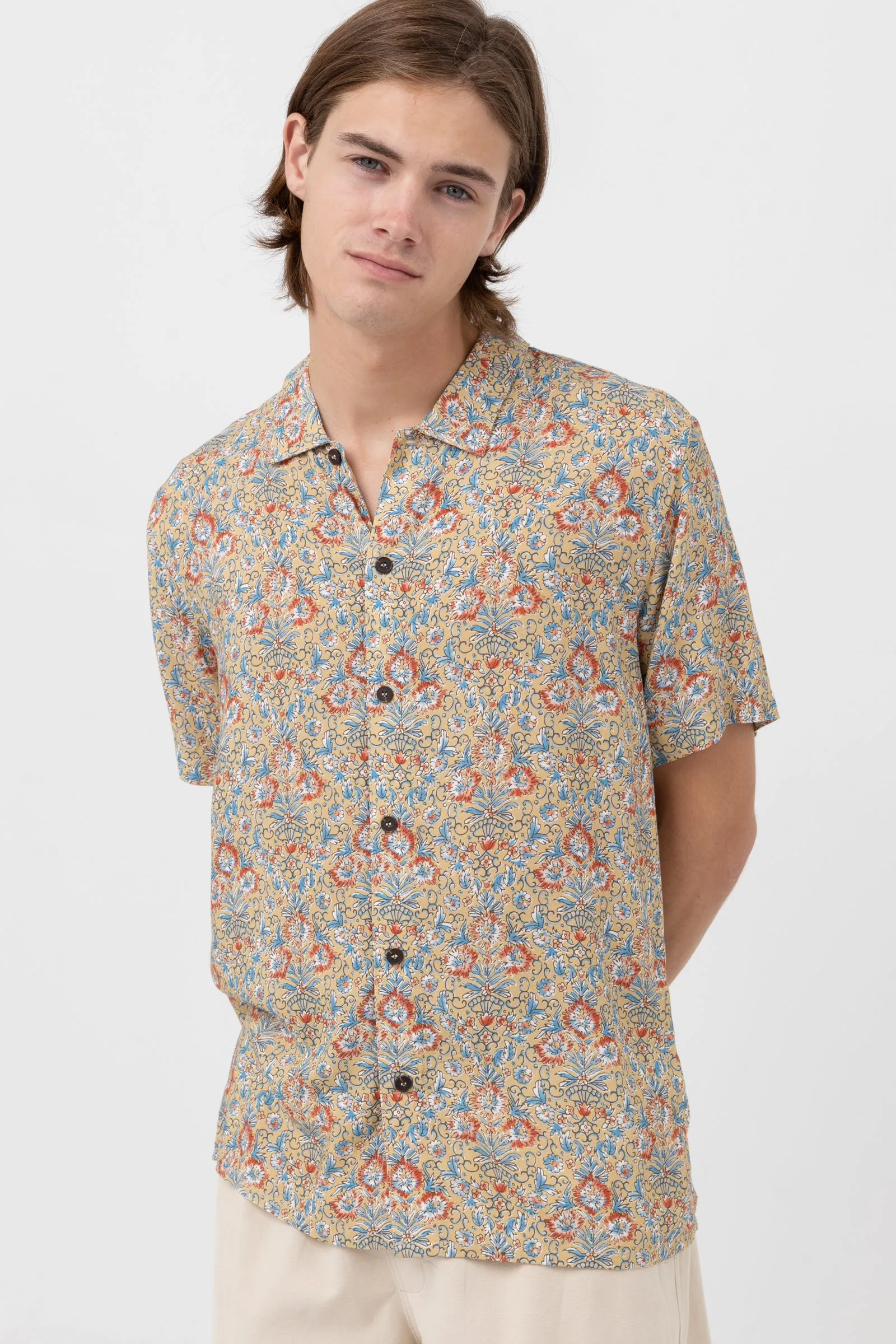 Harvest Ss Shirt Sand