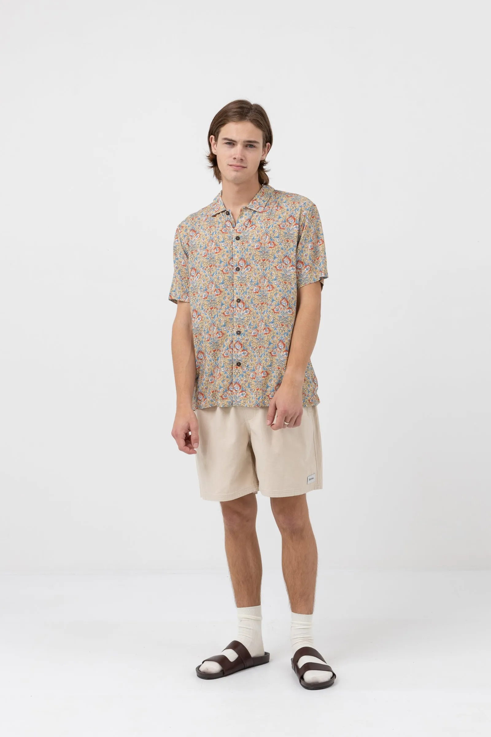 Harvest Ss Shirt Sand