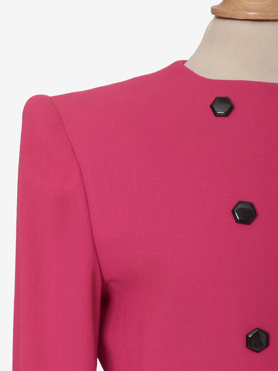 Juanita Sabbadini Fuchsia Wool Crepe Tailleur