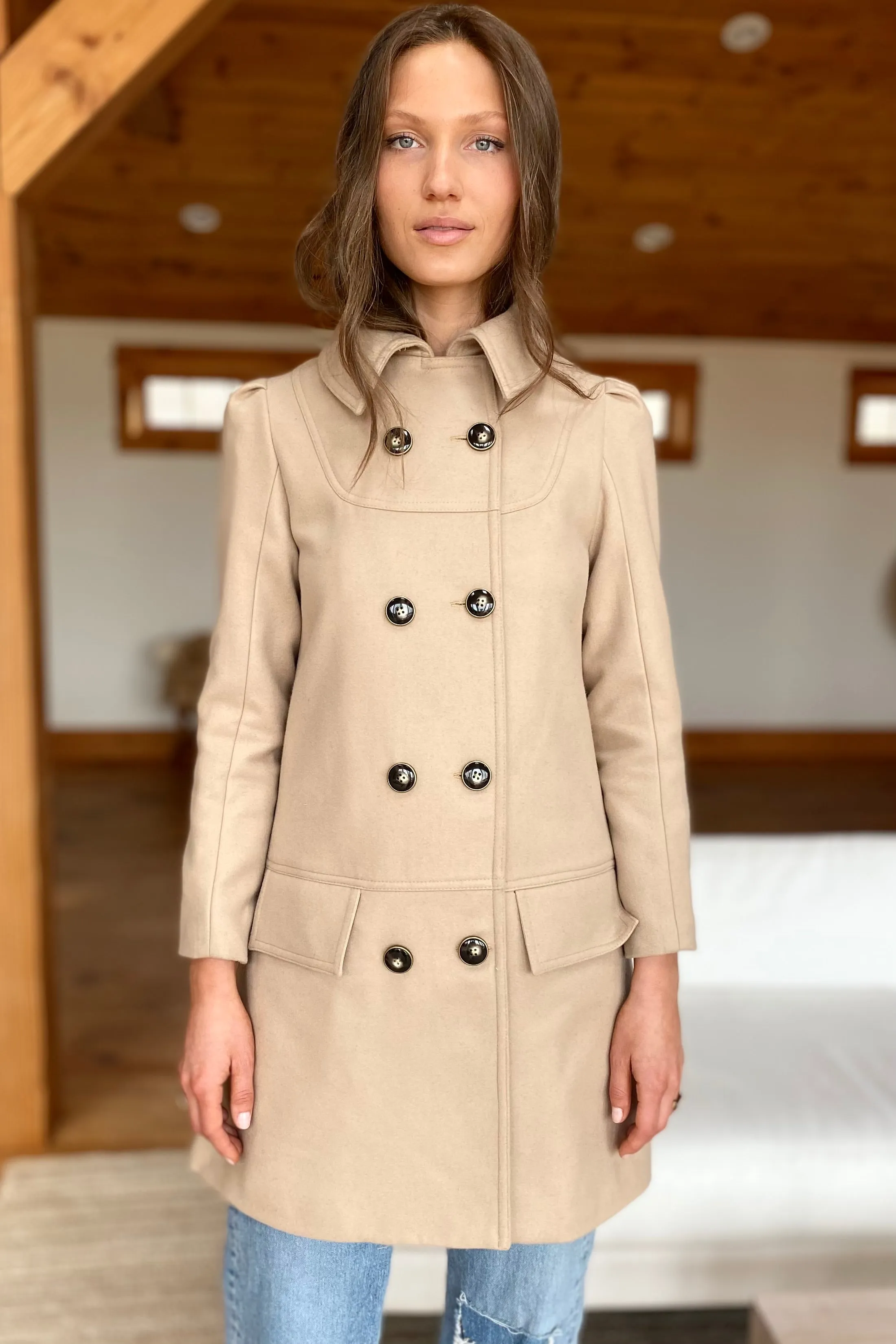 Jules Coat - Camel Wool