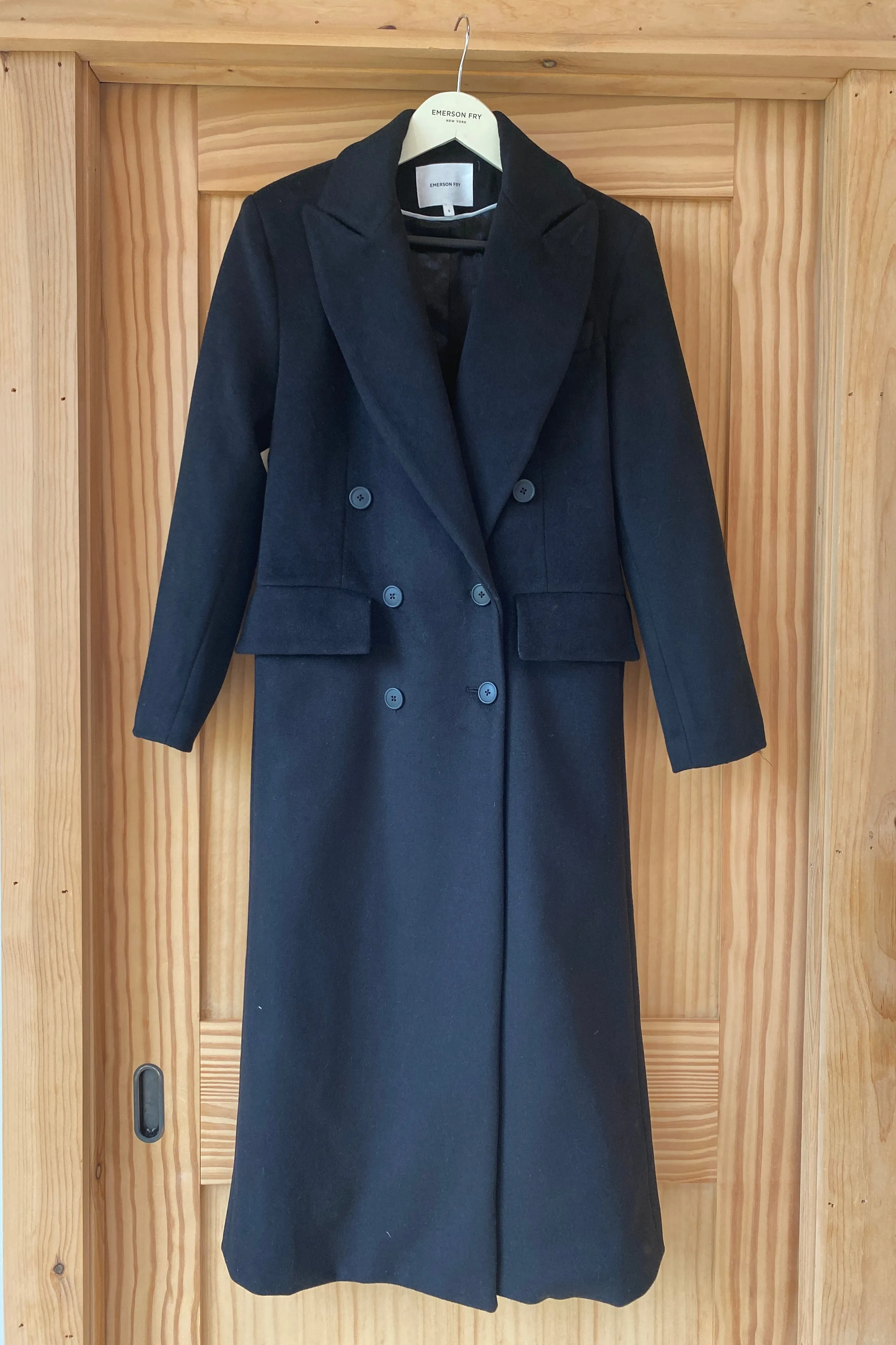 Julius Long Coat - Black Wool Cashmere