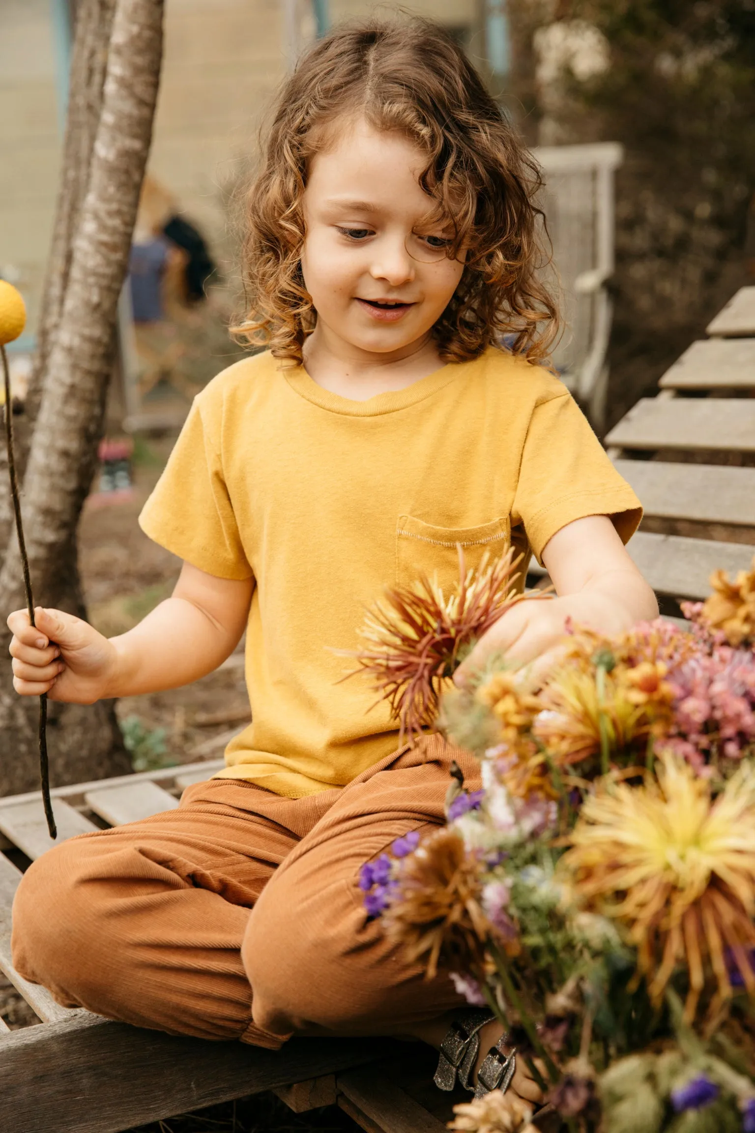 Kids Hemp Pocket Tee