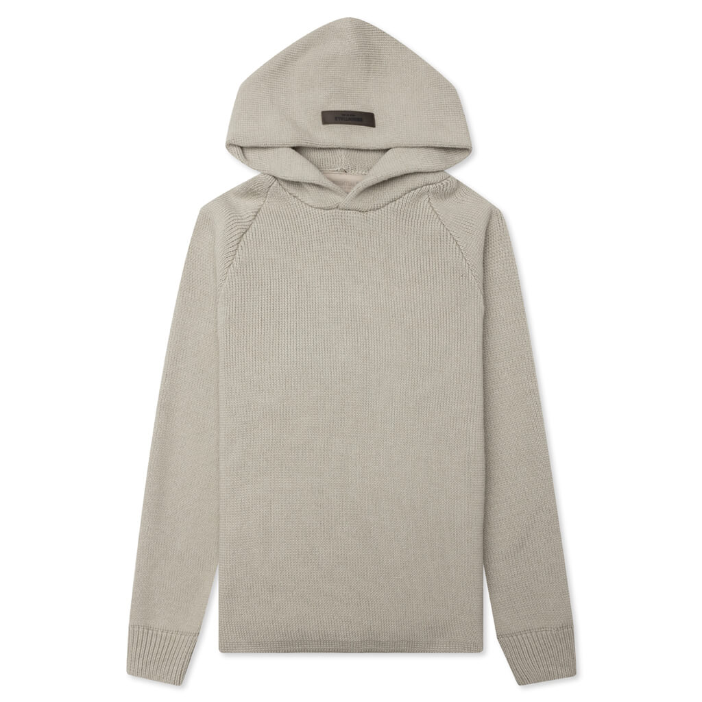 Kid's Knit Hoodie - Seal