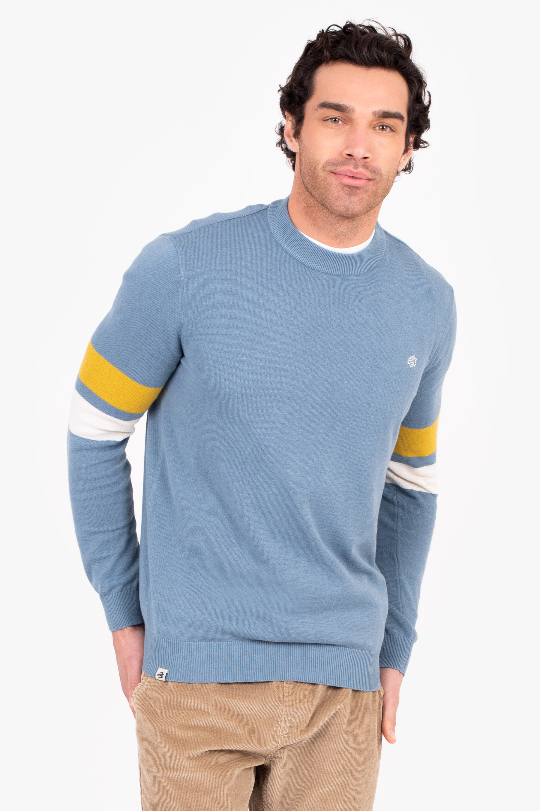 Knitted Crew Neck Sweater