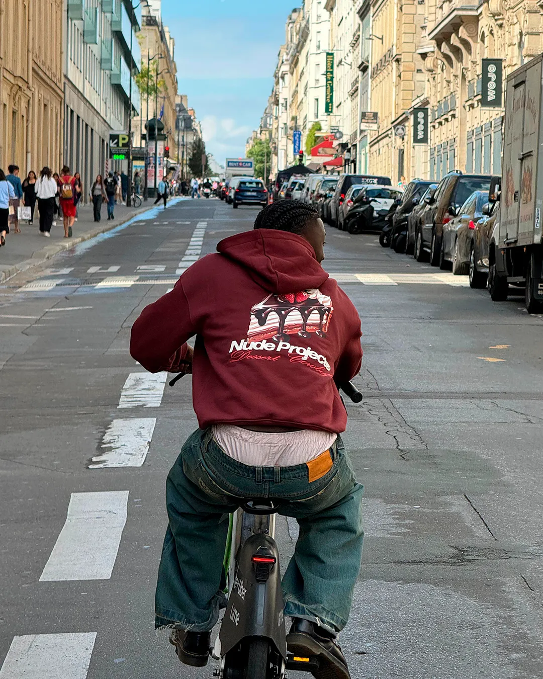 LA TARTE HOODIE BURGUNDY