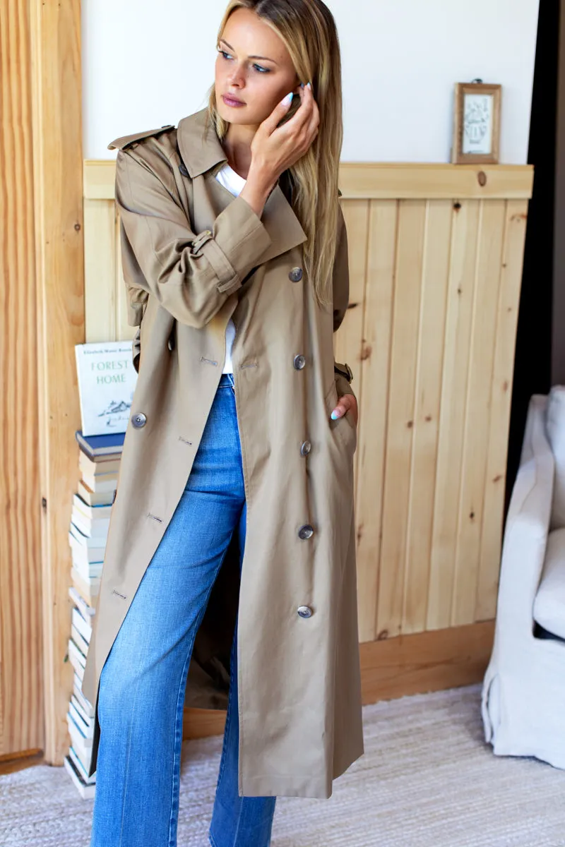 Layering Trench Coat - Camel