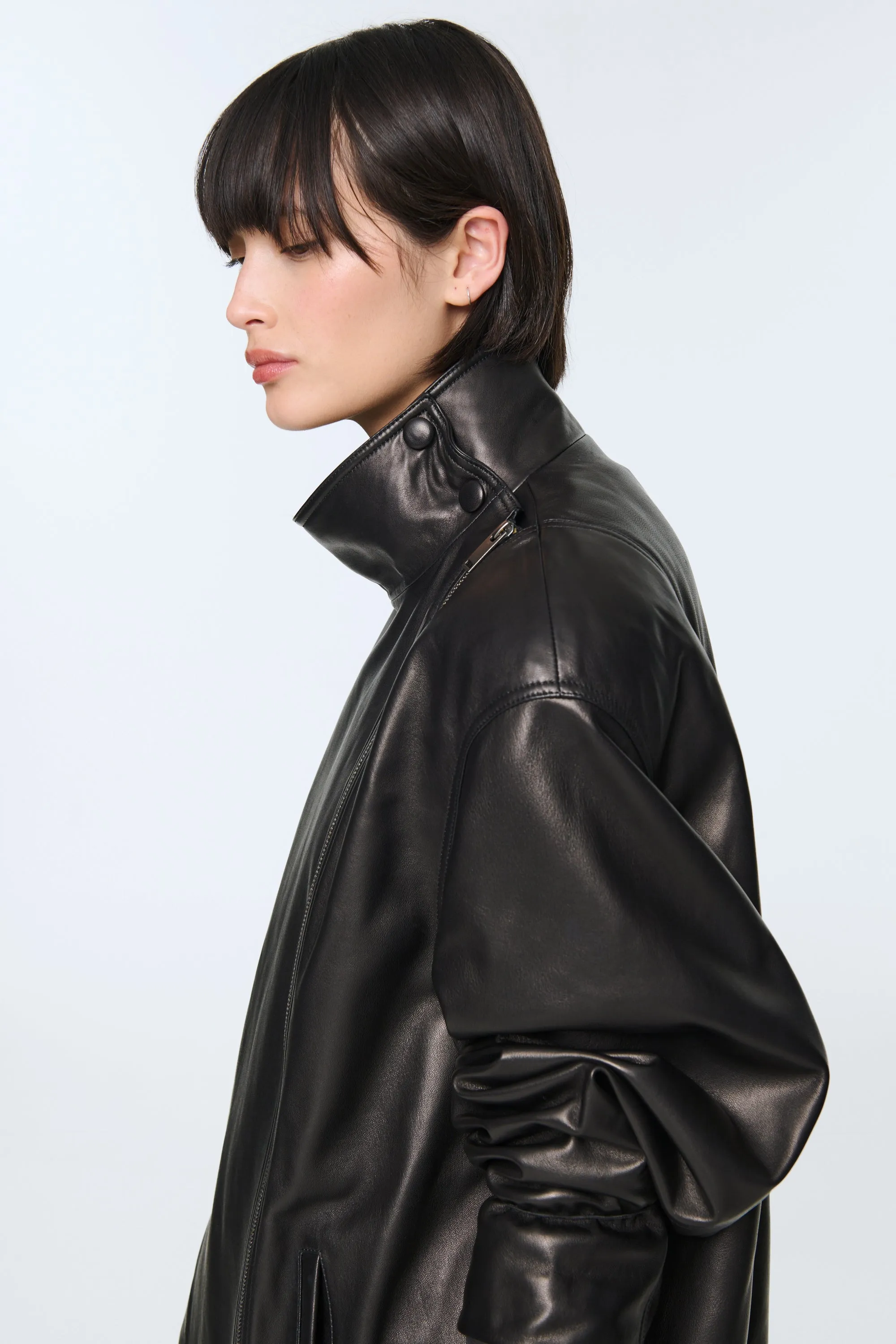 Layla Leather Coat - Pre Order