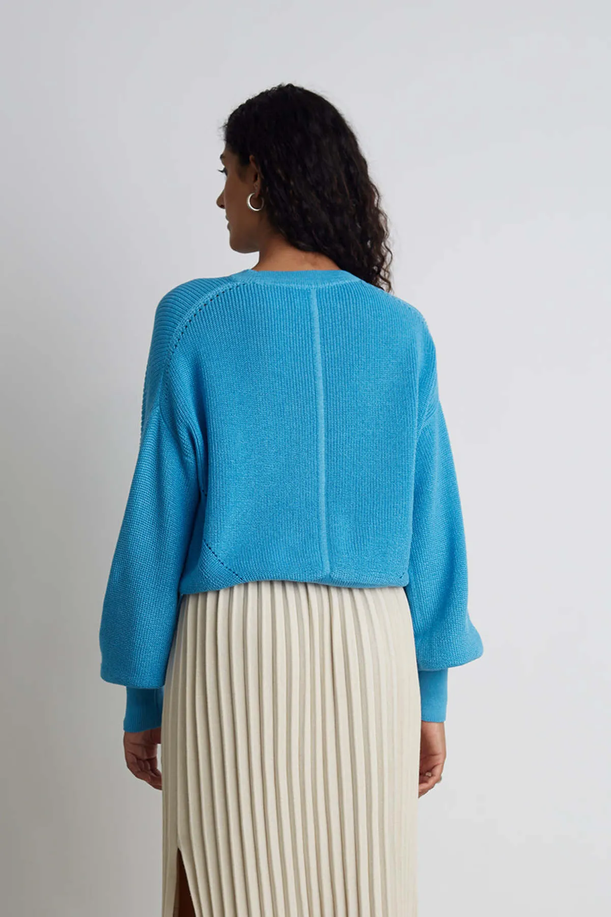 Layla Sweater - Skye Blue