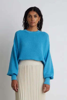 Layla Sweater - Skye Blue