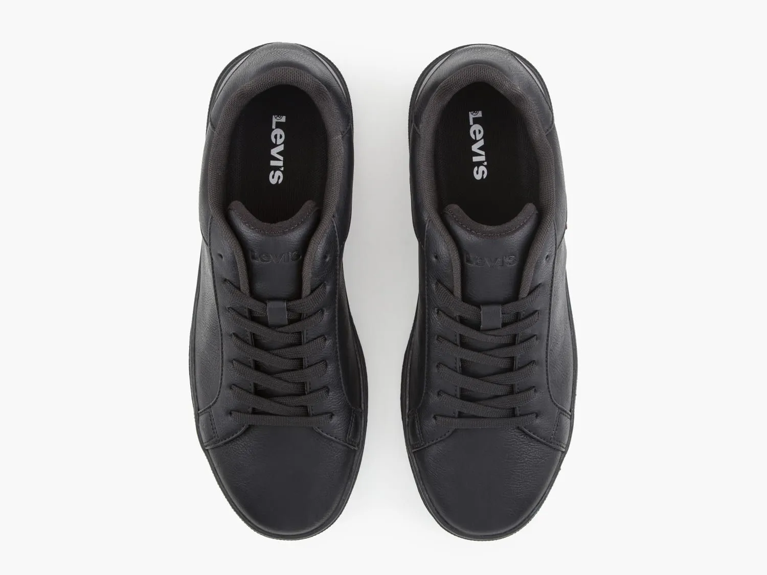 Levi's® Piper Lace Sneaker Trainers Full Black