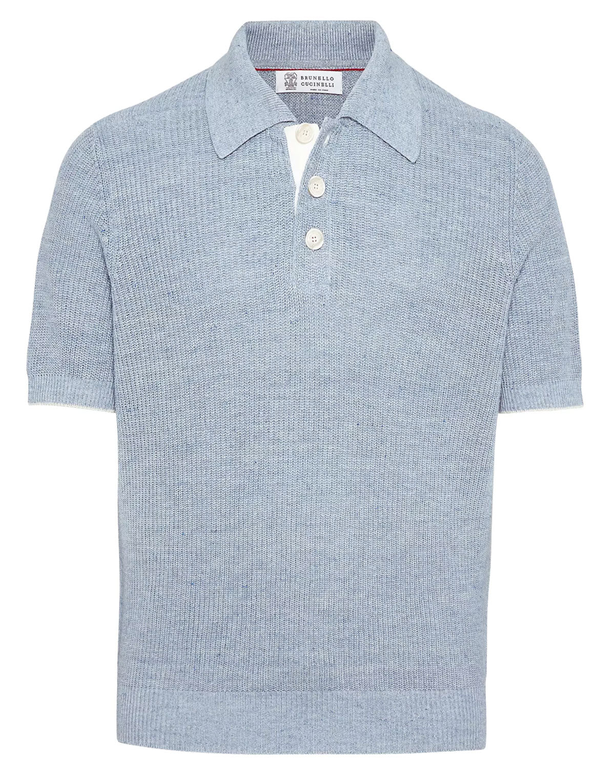 Light Blue Polo Sweater