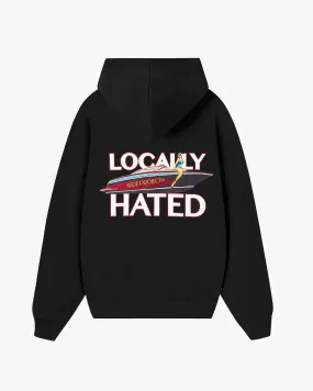 LOCALLY HATED HOODIE BLACK