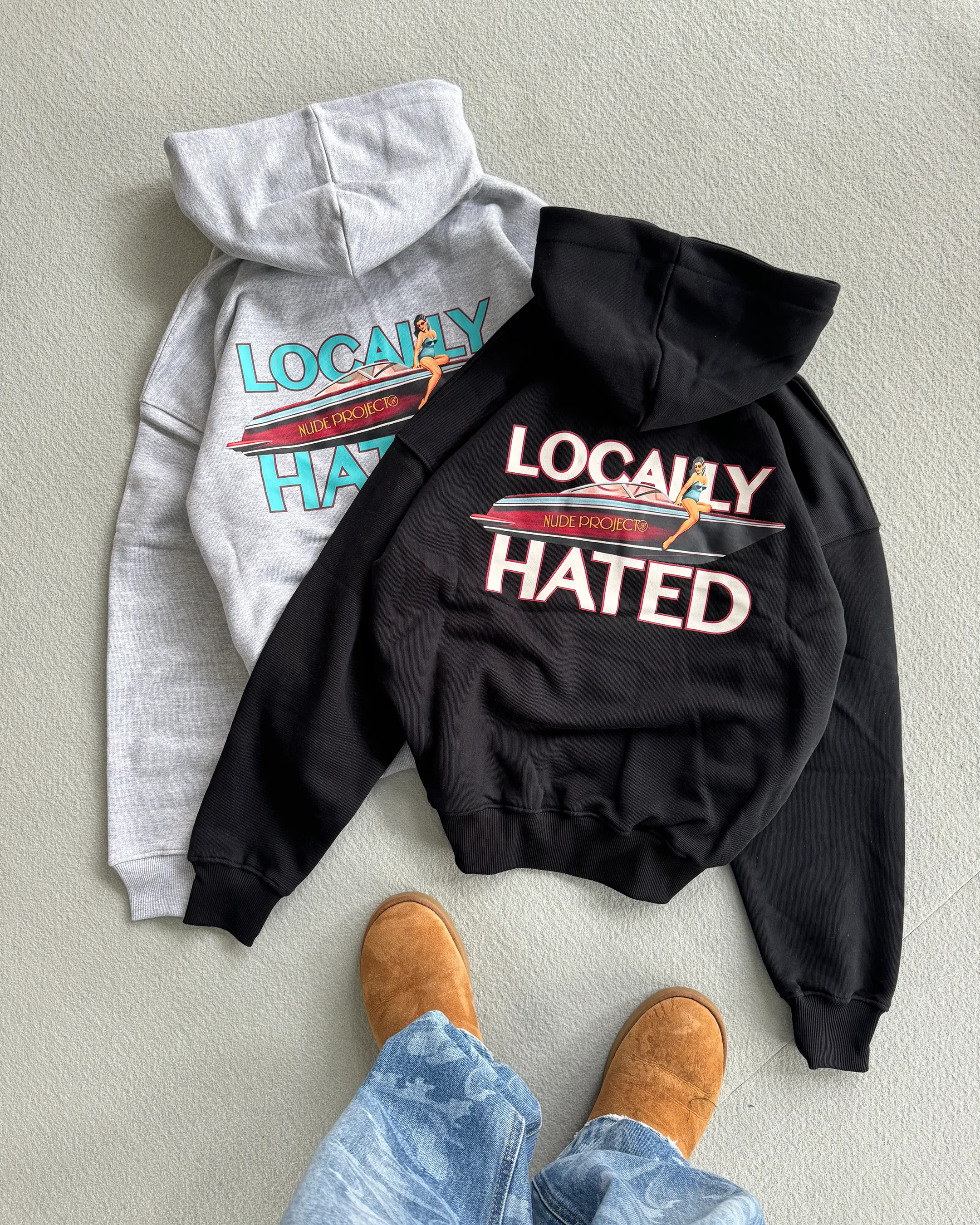 LOCALLY HATED HOODIE BLACK