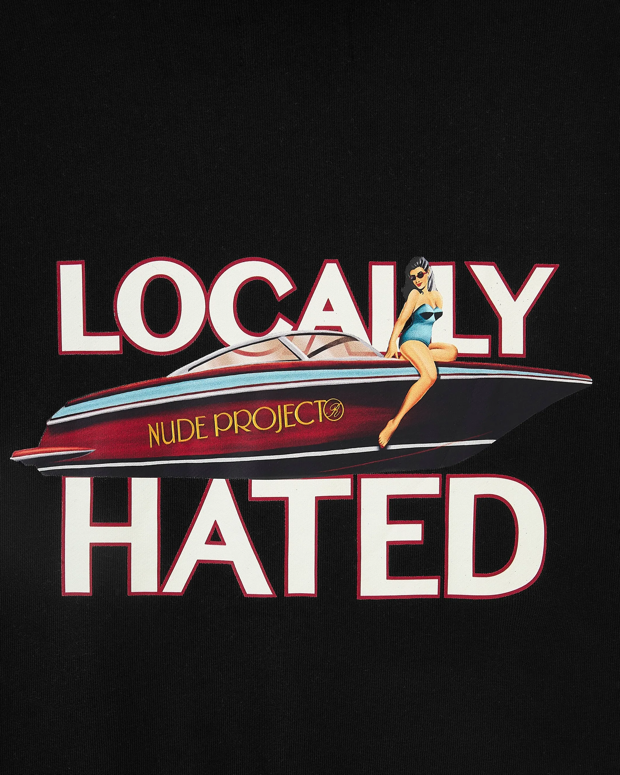 LOCALLY HATED HOODIE BLACK