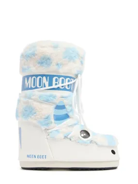 Moon Boot   Icon tall yeti faux fur snow boots 