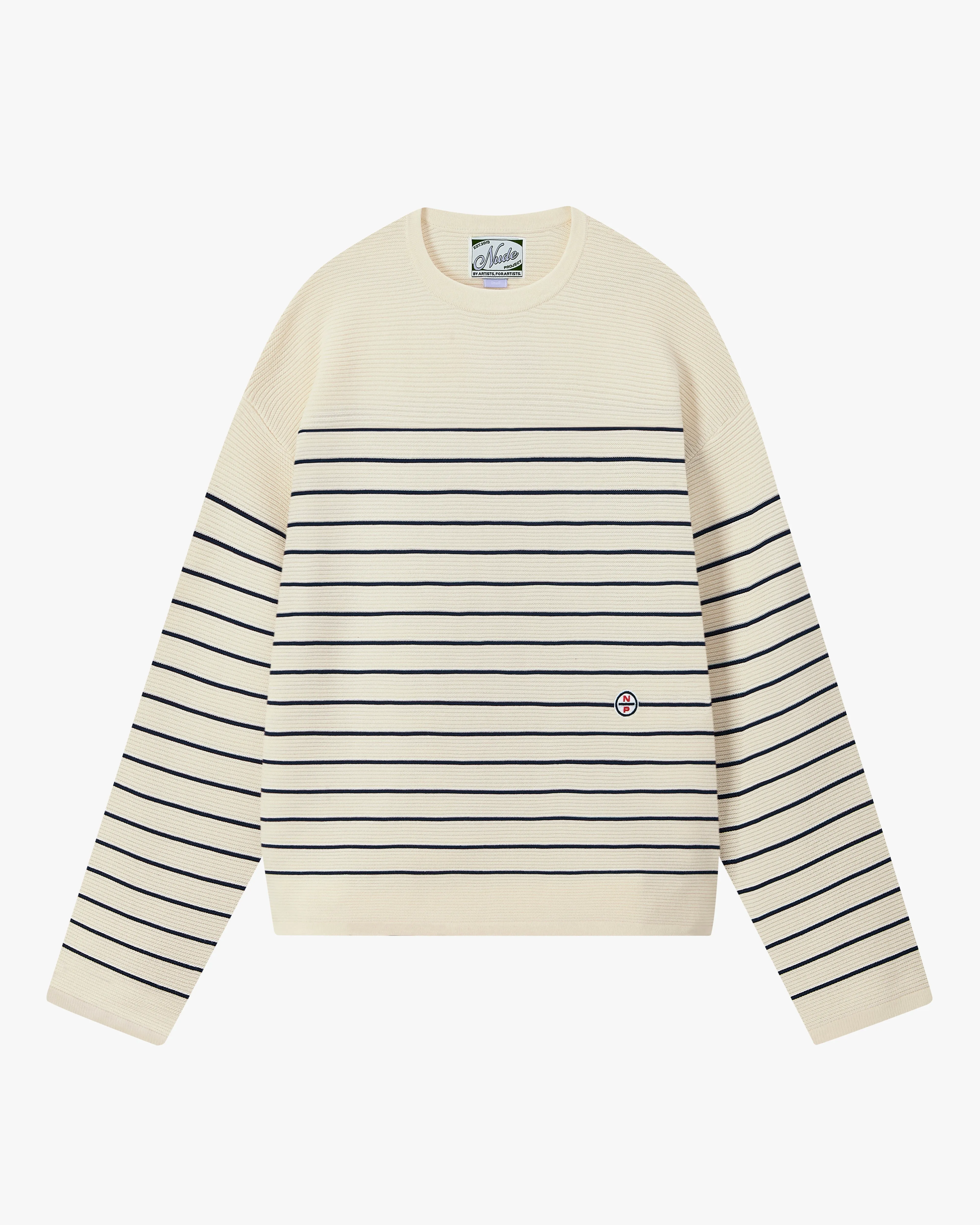 NAUTICA SWEATER MARSHMALLOW