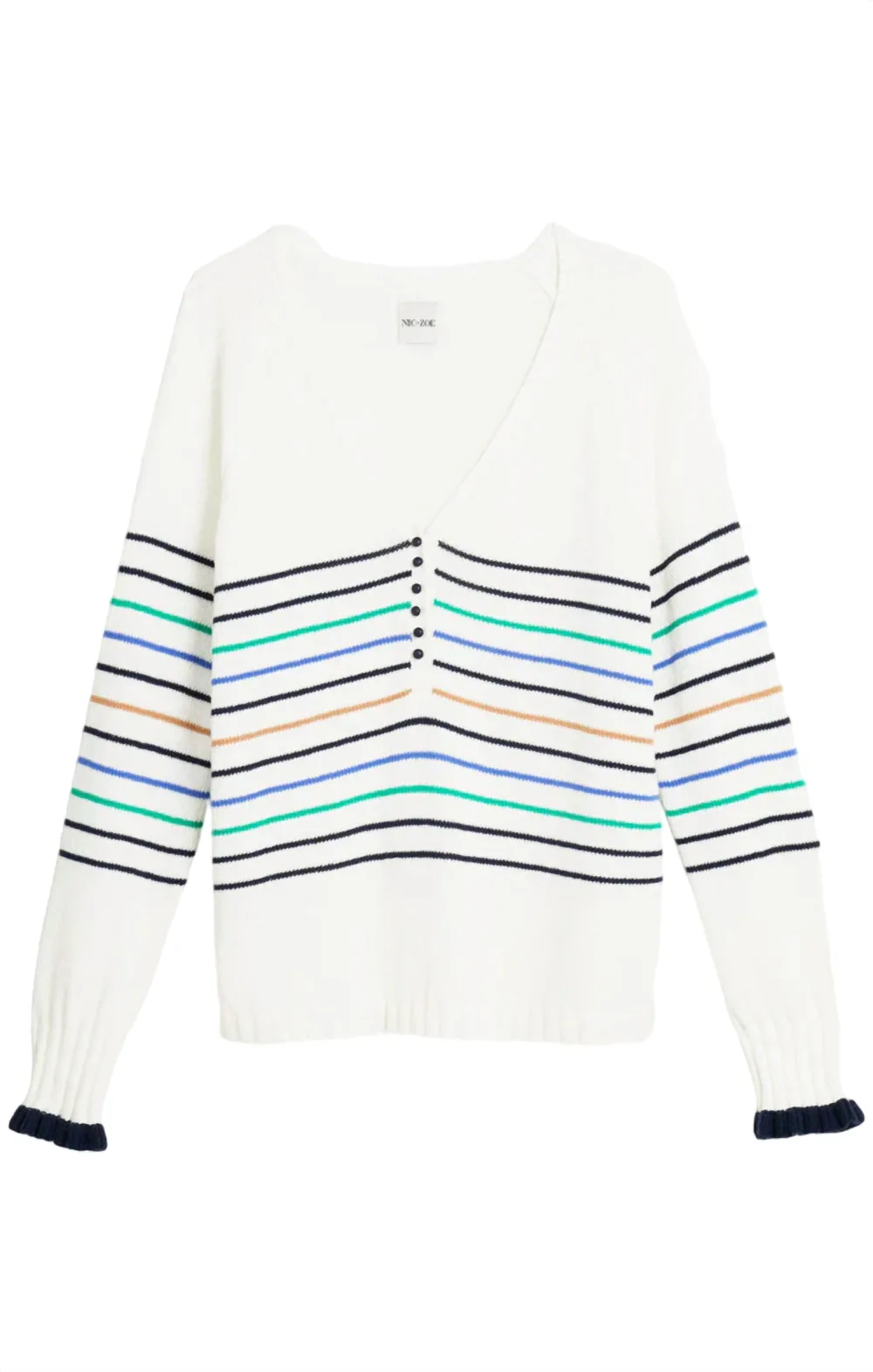 Nic + Zoe - Maritime Stripe Sweater