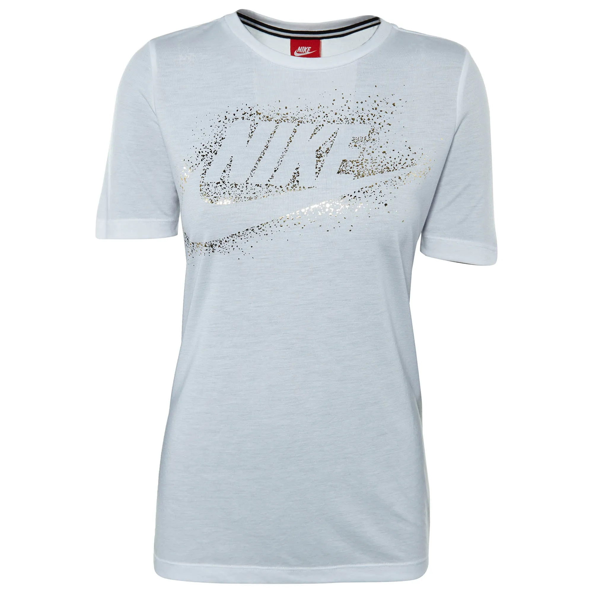 Nike Essential Metallic Short Sleeve T-shirt Womens Style : 859733