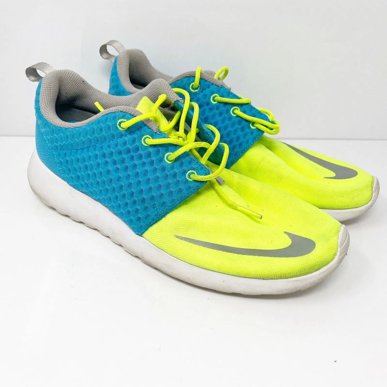 Nike Mens Roshe Run One FB 580573-401 Yellow Running Shoes Sneakers Size 9