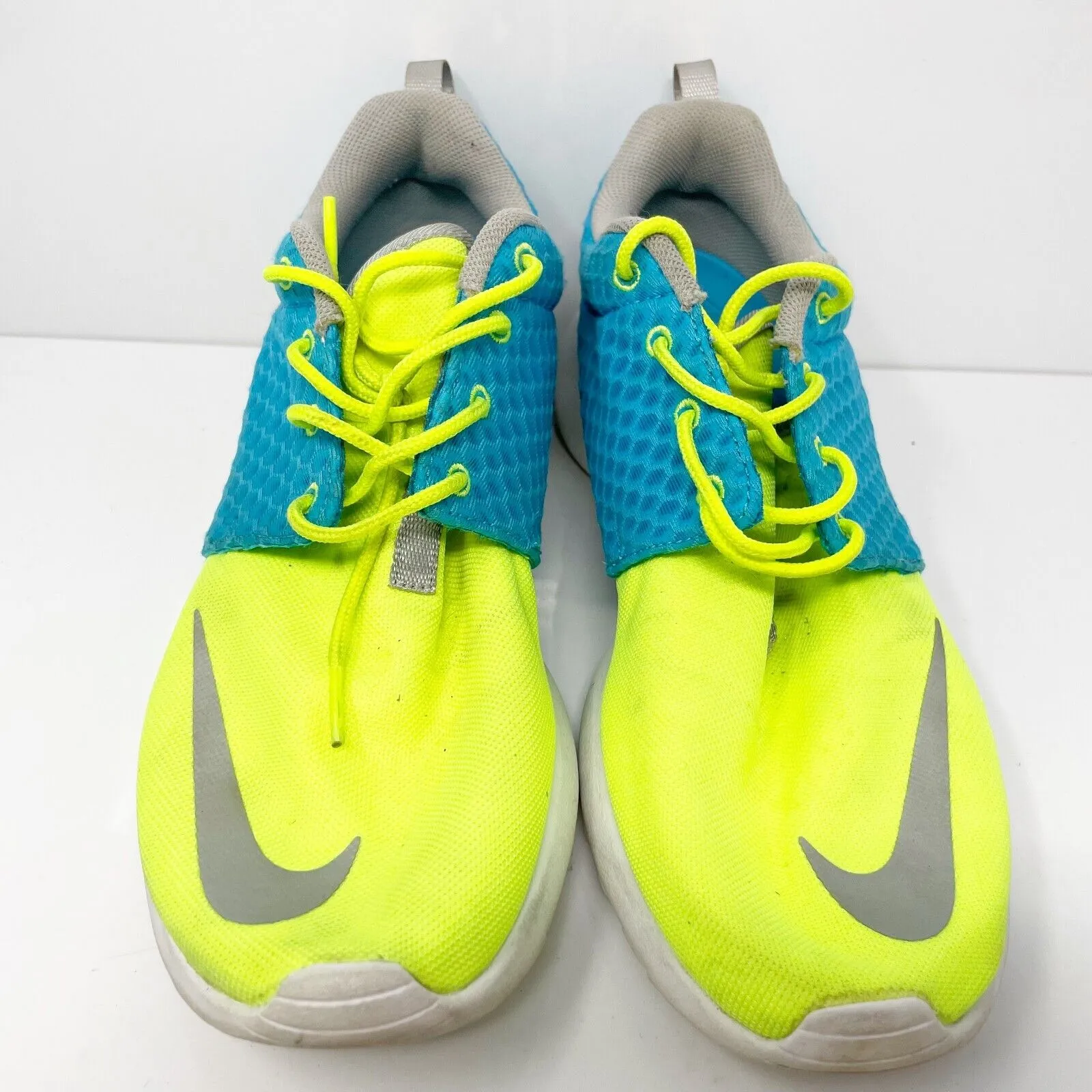 Nike Mens Roshe Run One FB 580573-401 Yellow Running Shoes Sneakers Size 9