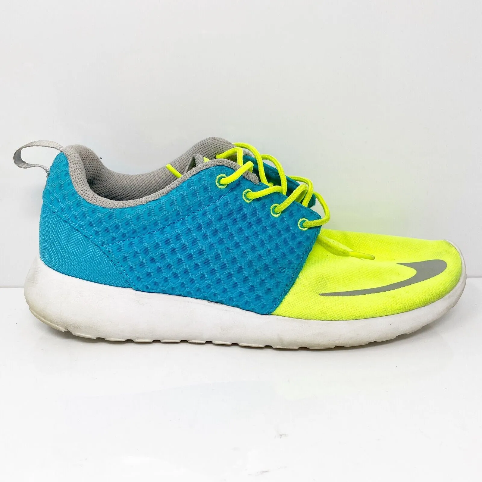 Nike Mens Roshe Run One FB 580573-401 Yellow Running Shoes Sneakers Size 9