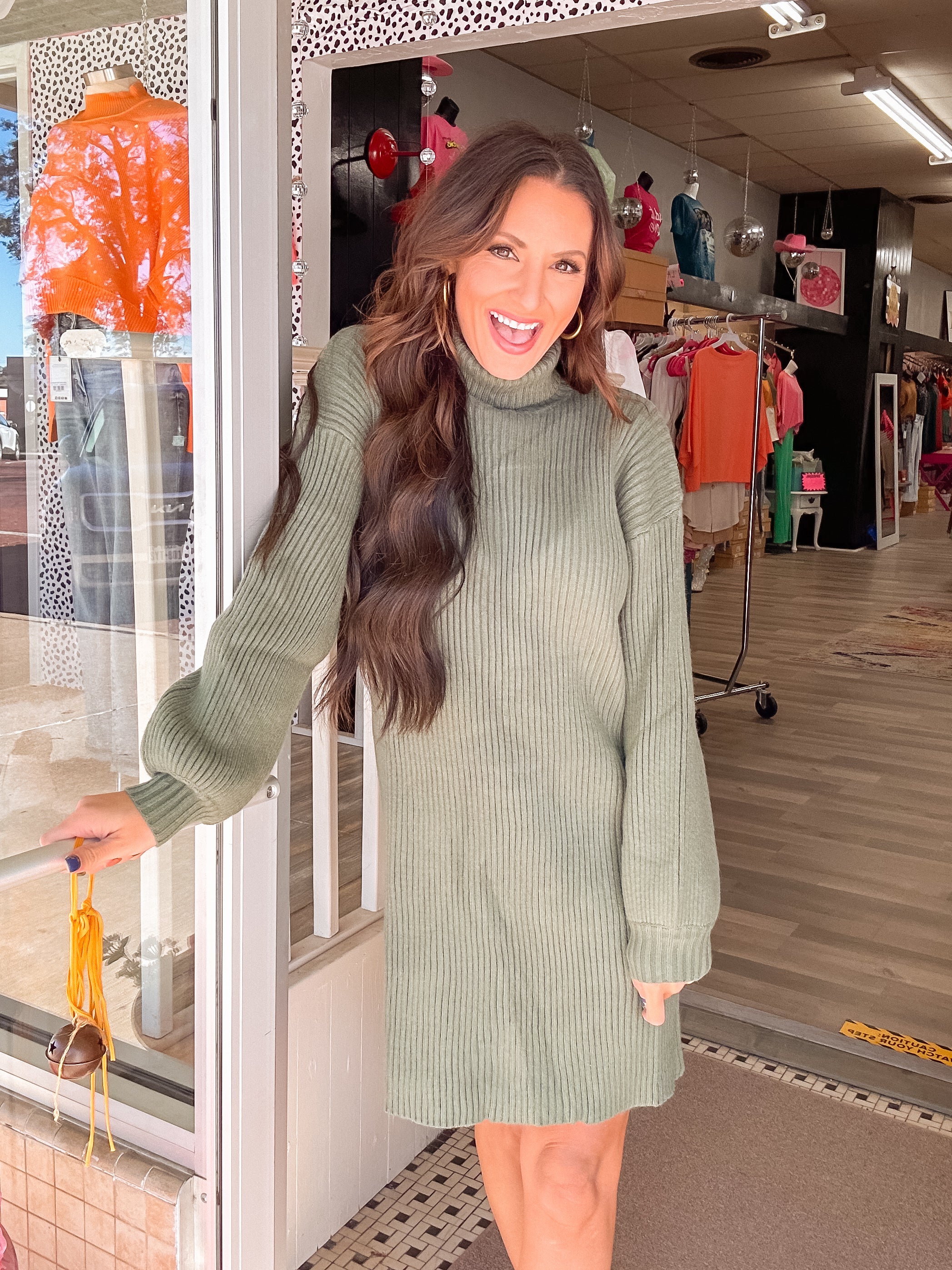 Nothing Like You Olive Sweater Dress