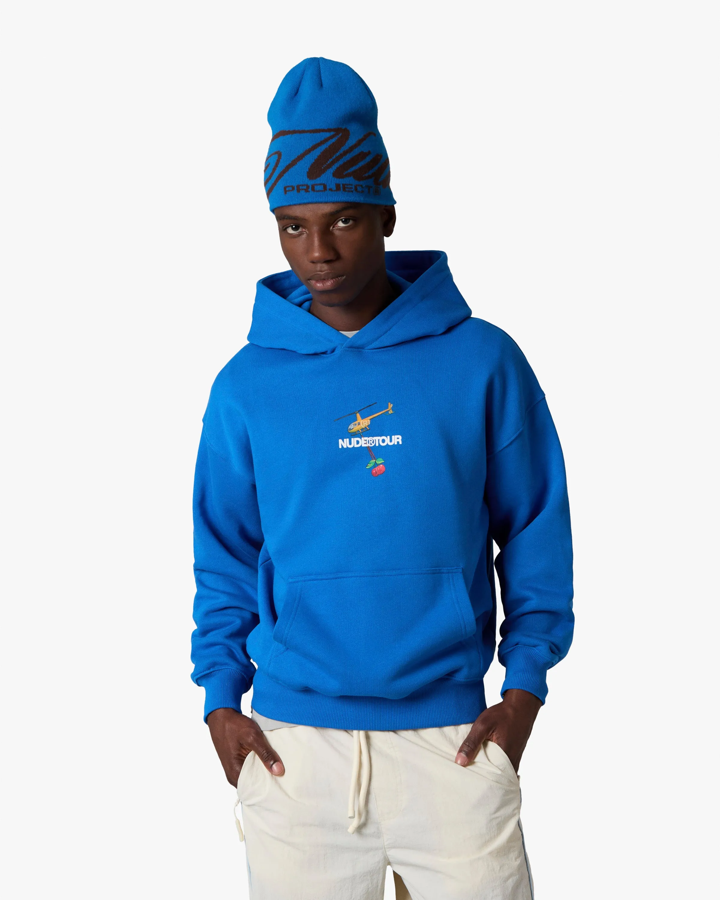 NUDE TOUR HOODIE BLUE