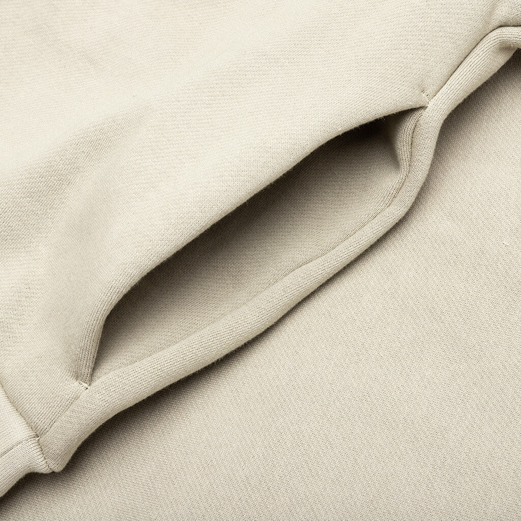 Nylon Fleece Hoodie - Seal