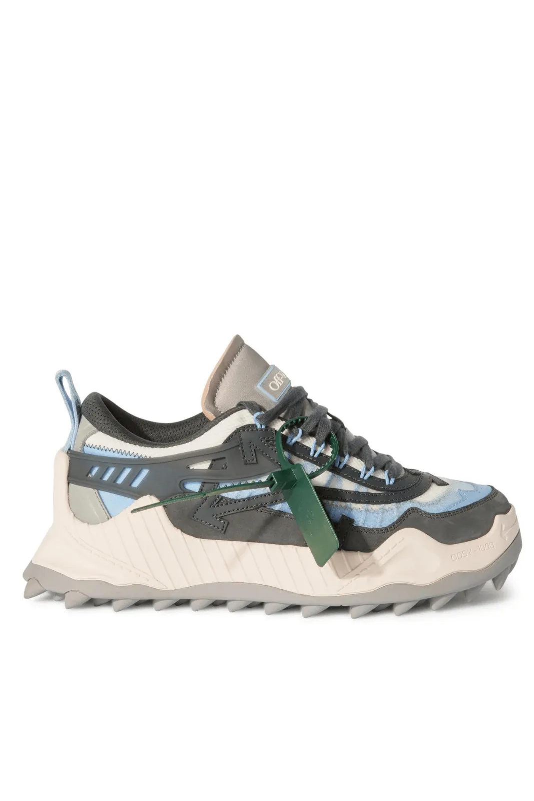 Off-White Odsy-1000 'Dark Grey Beige Light Blue' Sneakers