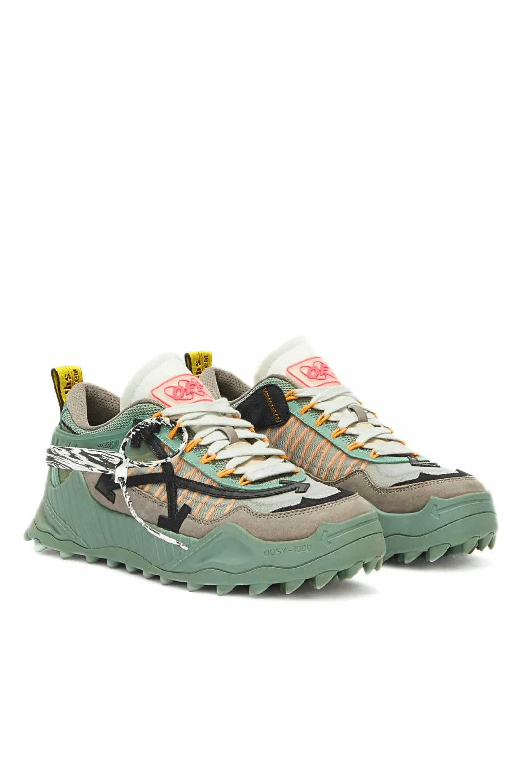 Off-White Odsy-1000 Green Sneakers