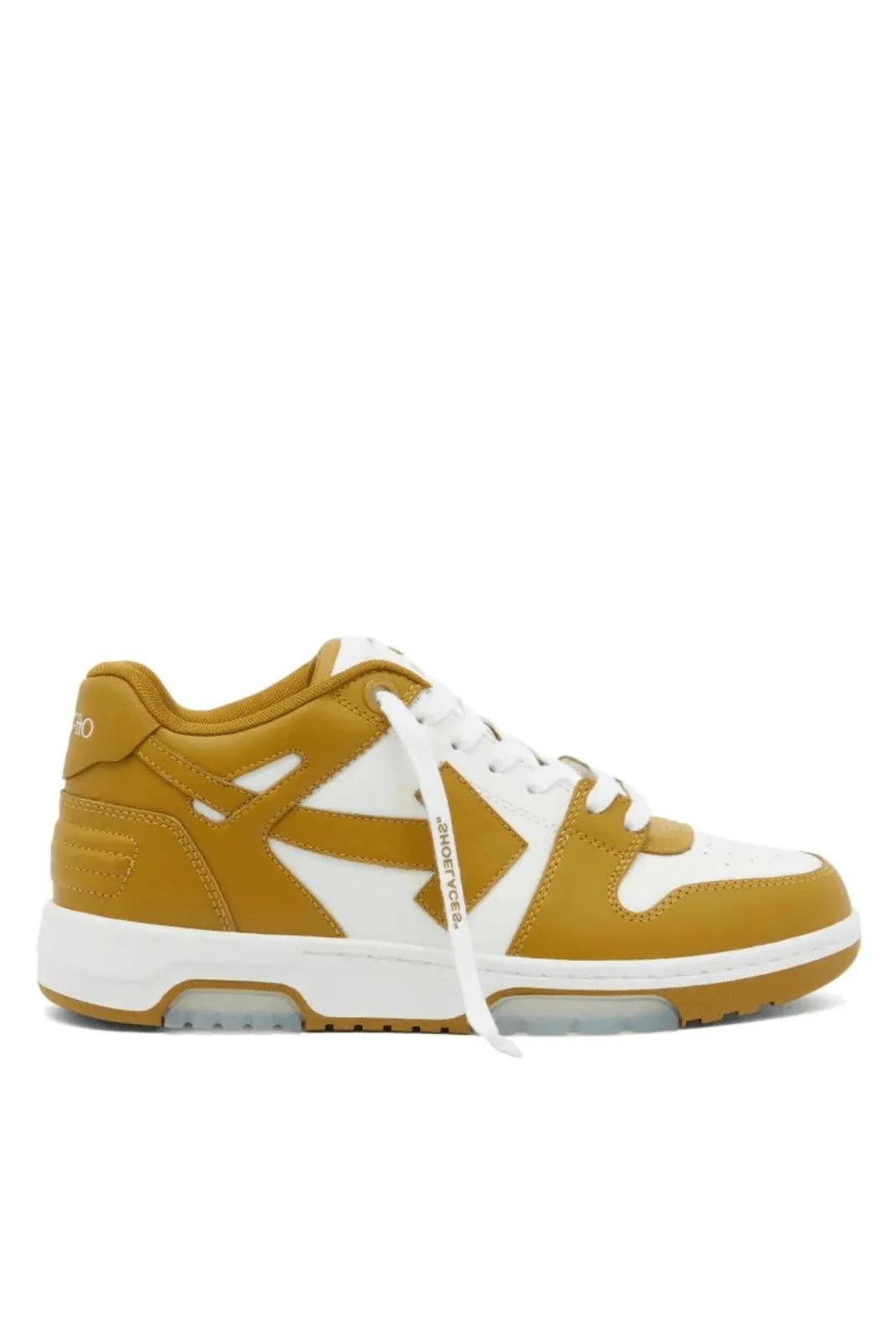 Off-White Out Of Office Calf Leather Sneakers Brown/ White