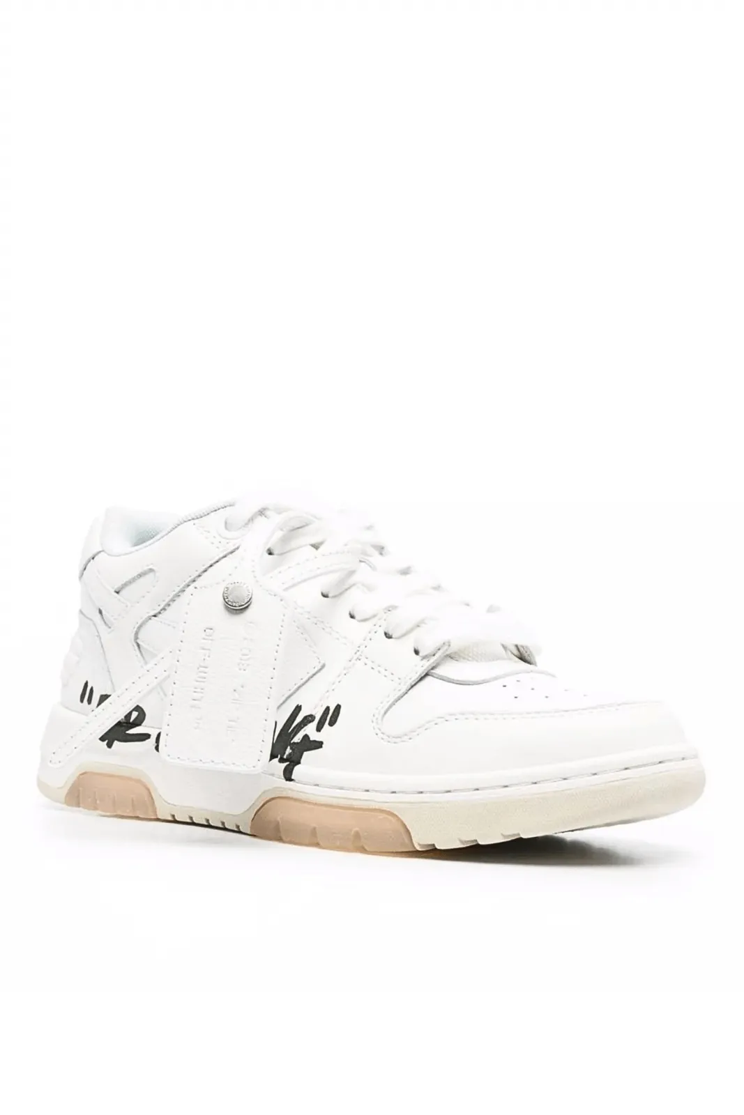 Off-White Sneakers Out Of Office For Walking Print white