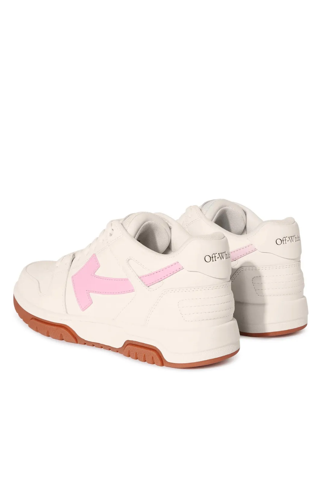 Off-White Two-tone leather Out Of Office sneakers White Rose