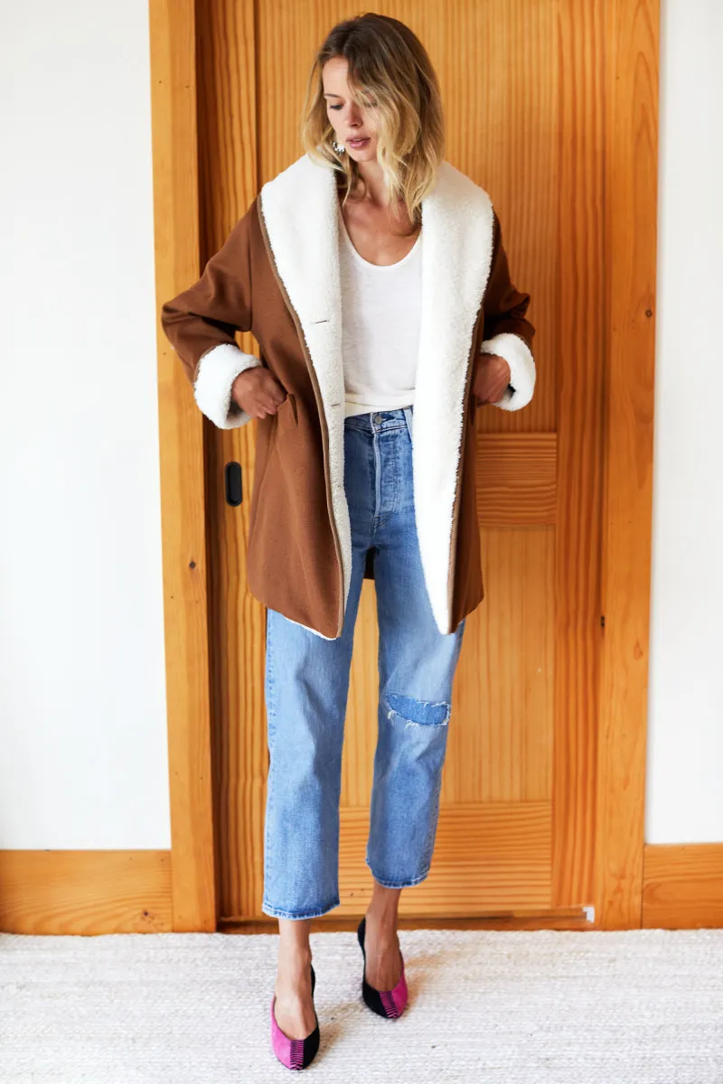 Orchard Coat - Camel Wool Cashmere