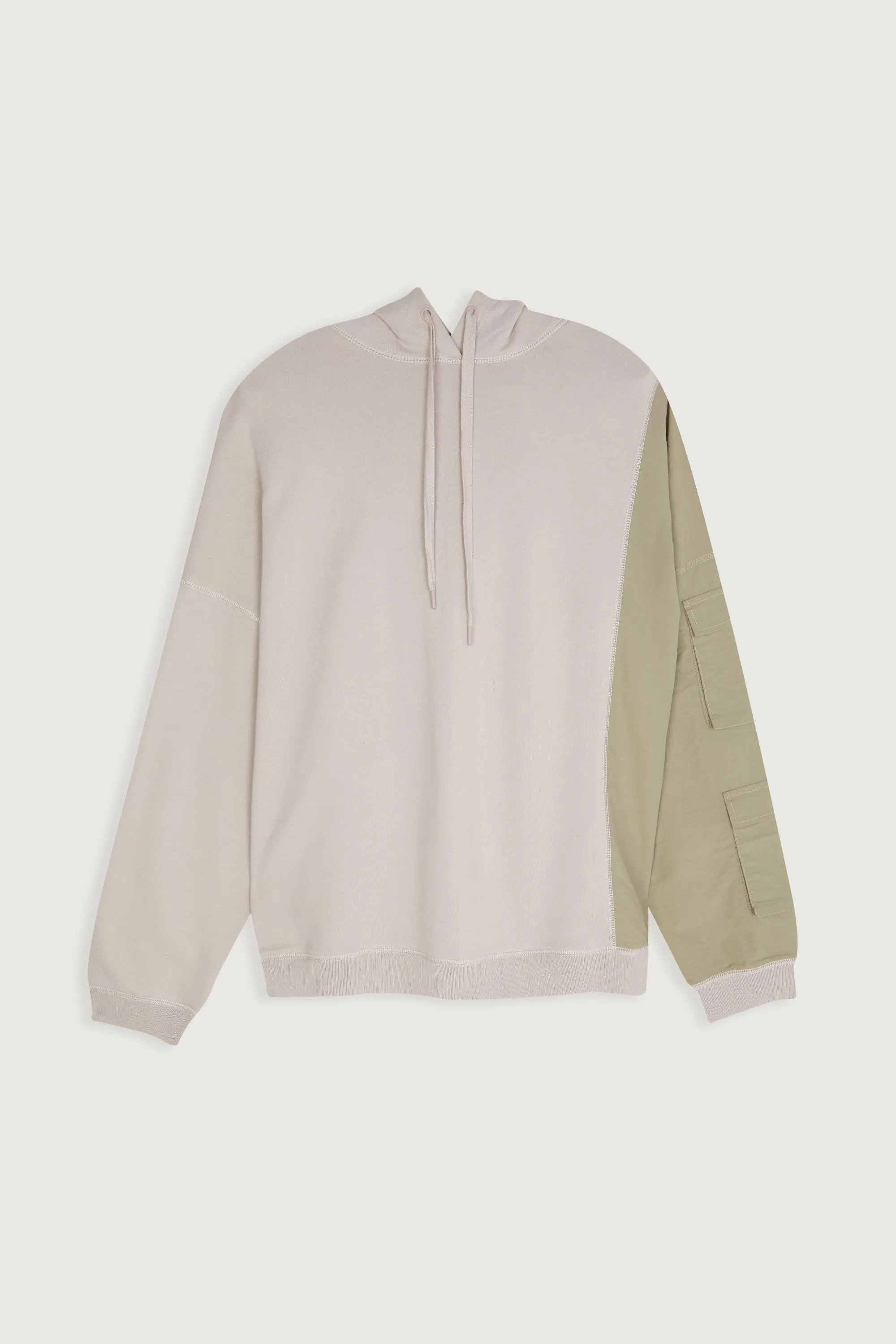 PANELED HOODIE