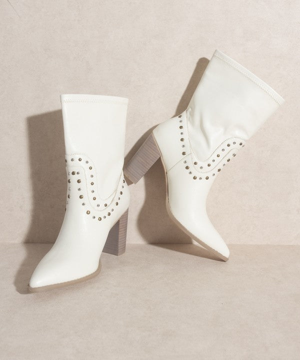 Paris   Studded Boots