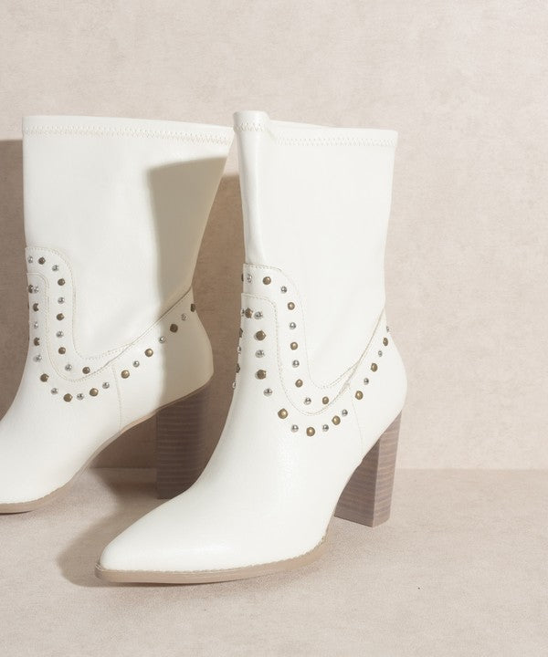 Paris   Studded Boots