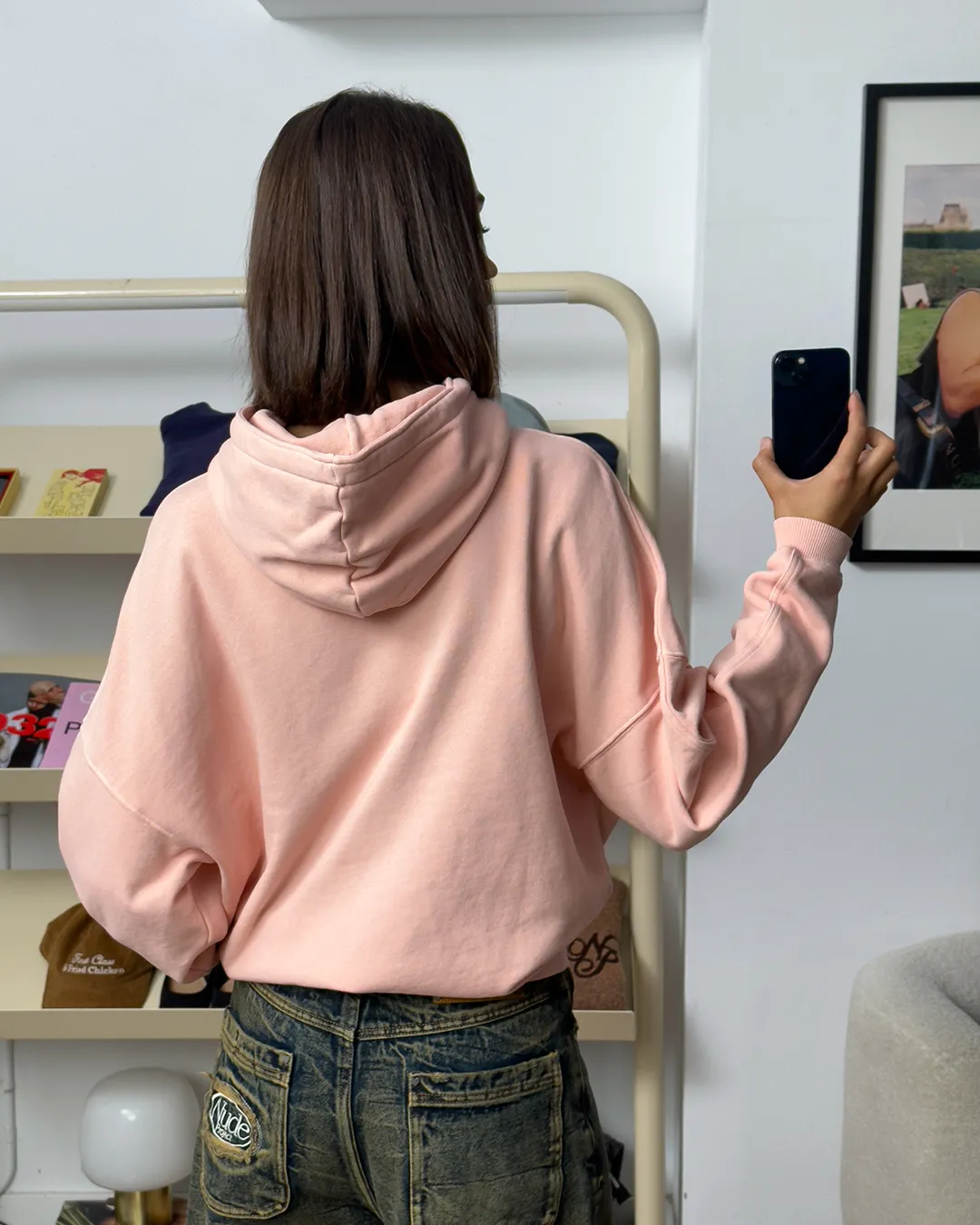 PERFECT BOXY HOODIE PINK