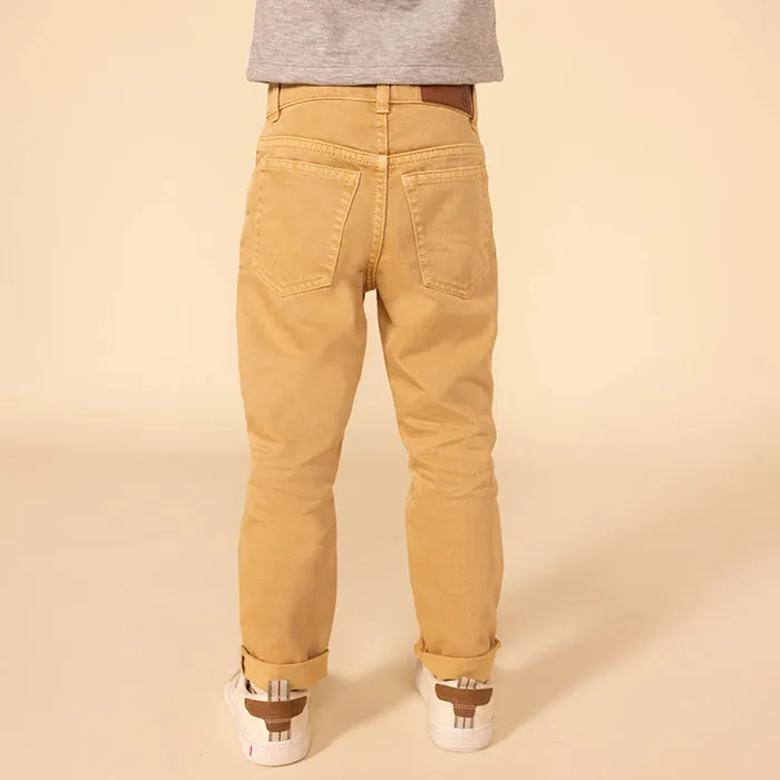 Petit Bateau Child Denim Pants Tourone Beige