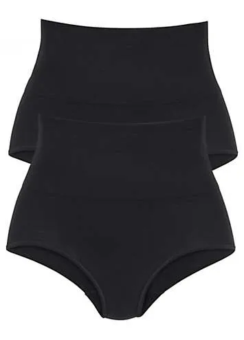 Petite Fleur Pack of 2 Shapewear Waist Briefs | Grattan