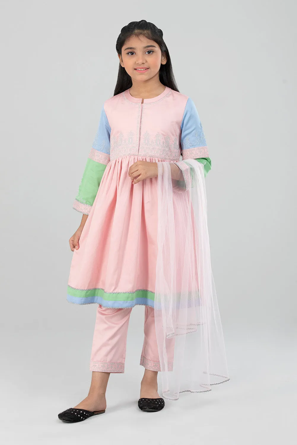 Princess Ethnic Partywear Set (6-8 Years)