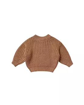 Quincy Mae - Cinnamon Chunky Knit Sweater