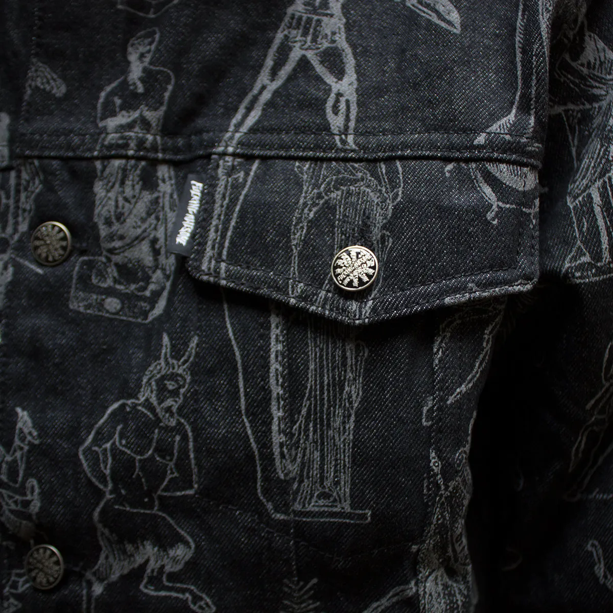 Reflective Denim Jacket