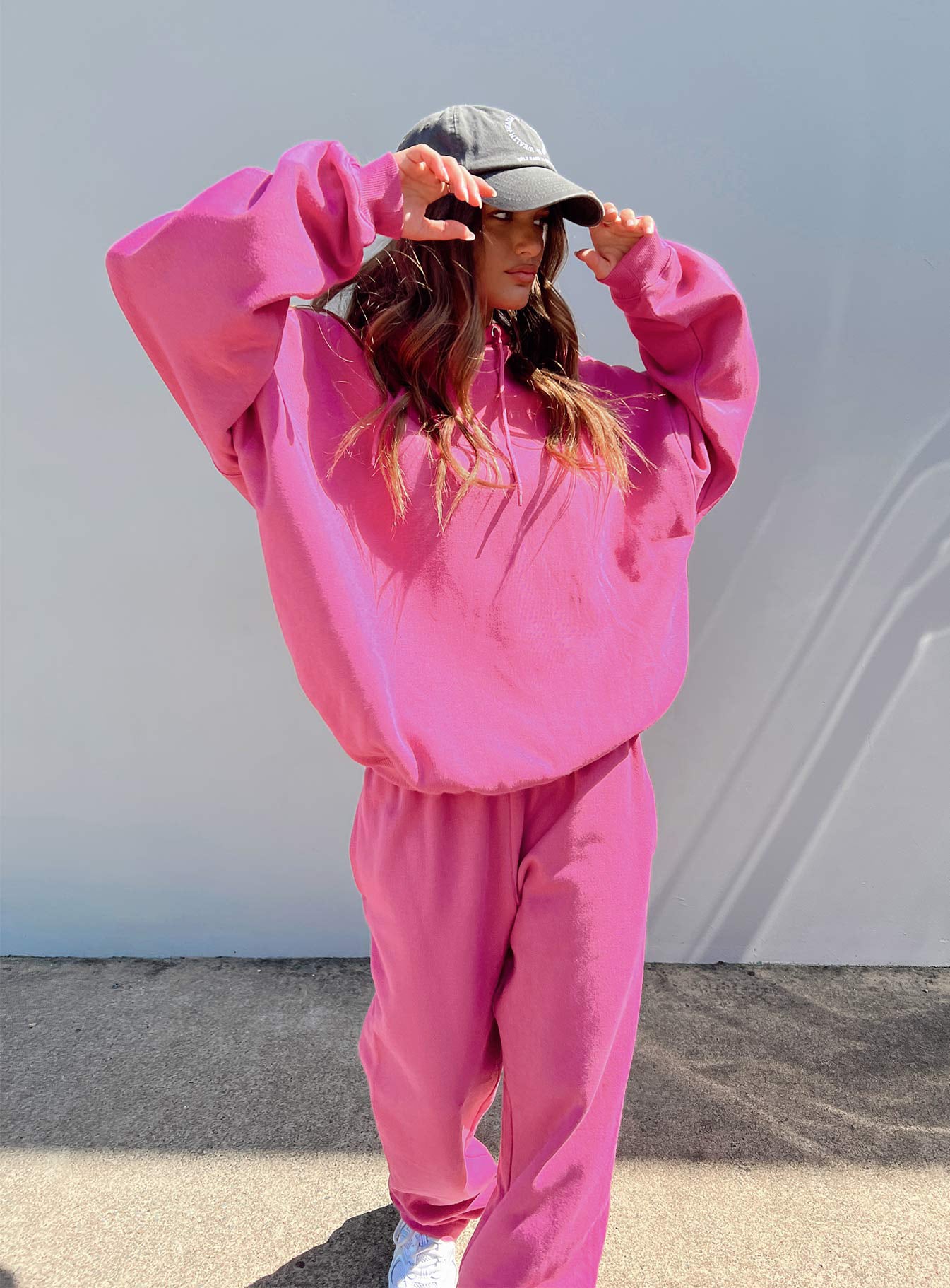 Ritu Oversized Hoodie Pink