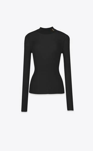 Saint Laurent  |Casual Style Long Sleeves Formal Style  Logo