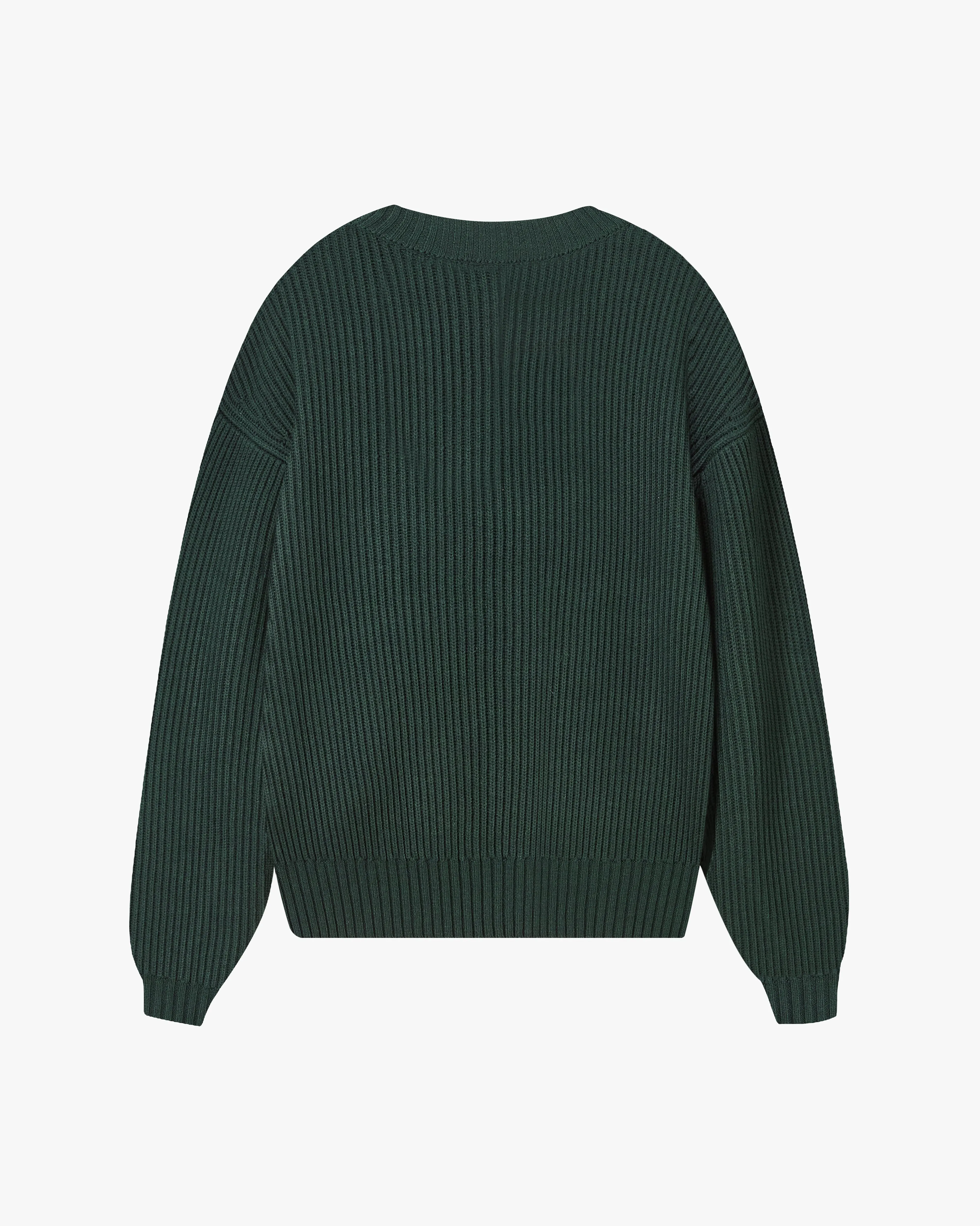 SCRIPT SWEATER FOREST GREEN