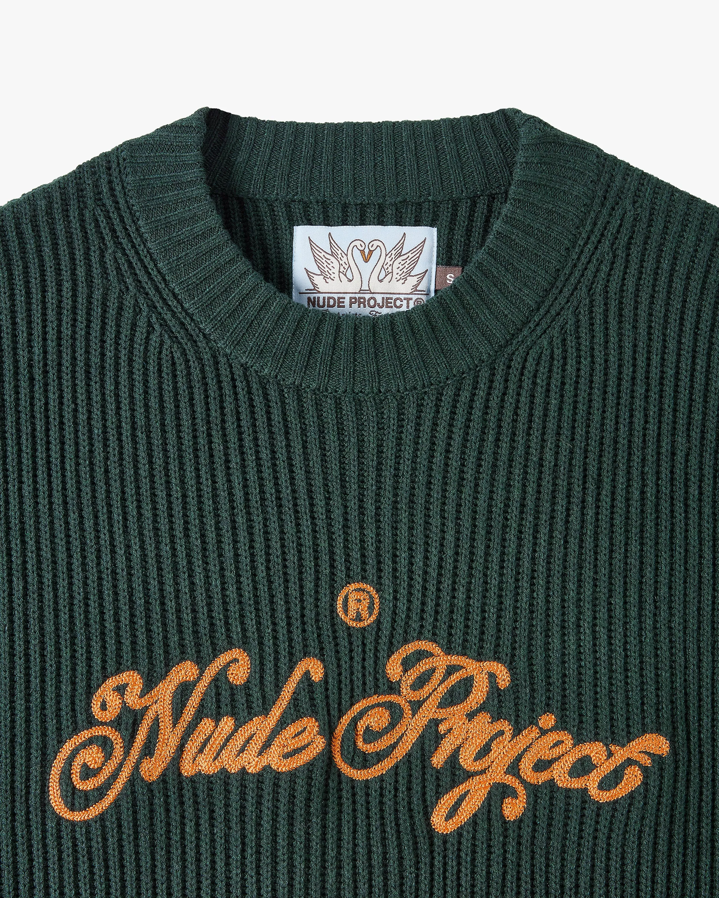 SCRIPT SWEATER FOREST GREEN