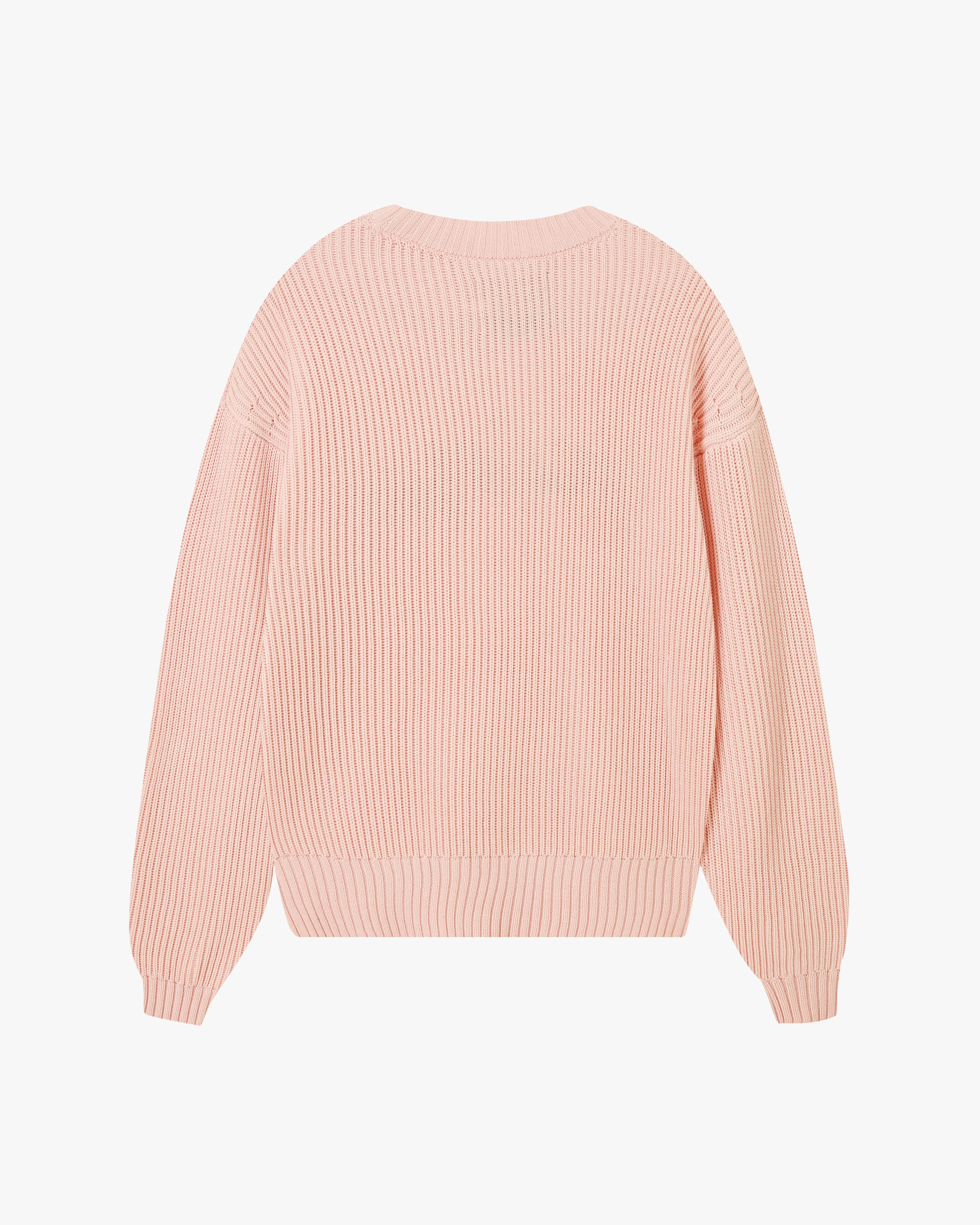 SCRIPT SWEATER PINK